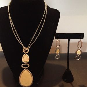 Lia Sophia Necklace and Earrings